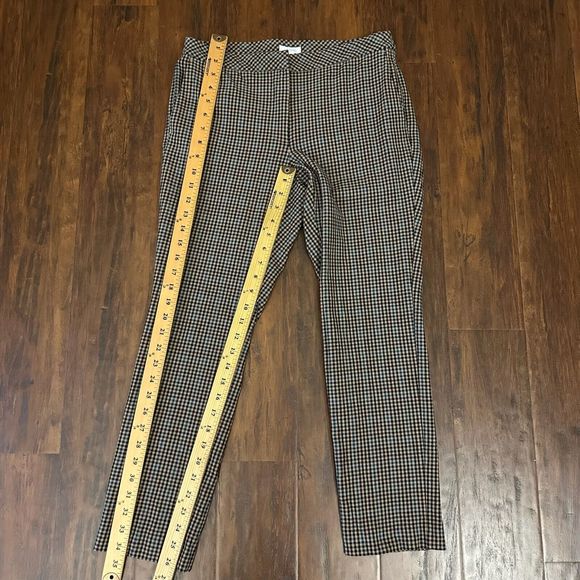 J. JILL Premium Bi-Stretch Gingham Plaid Trouser Dress Pants Multicolor - Picture 11 of 11